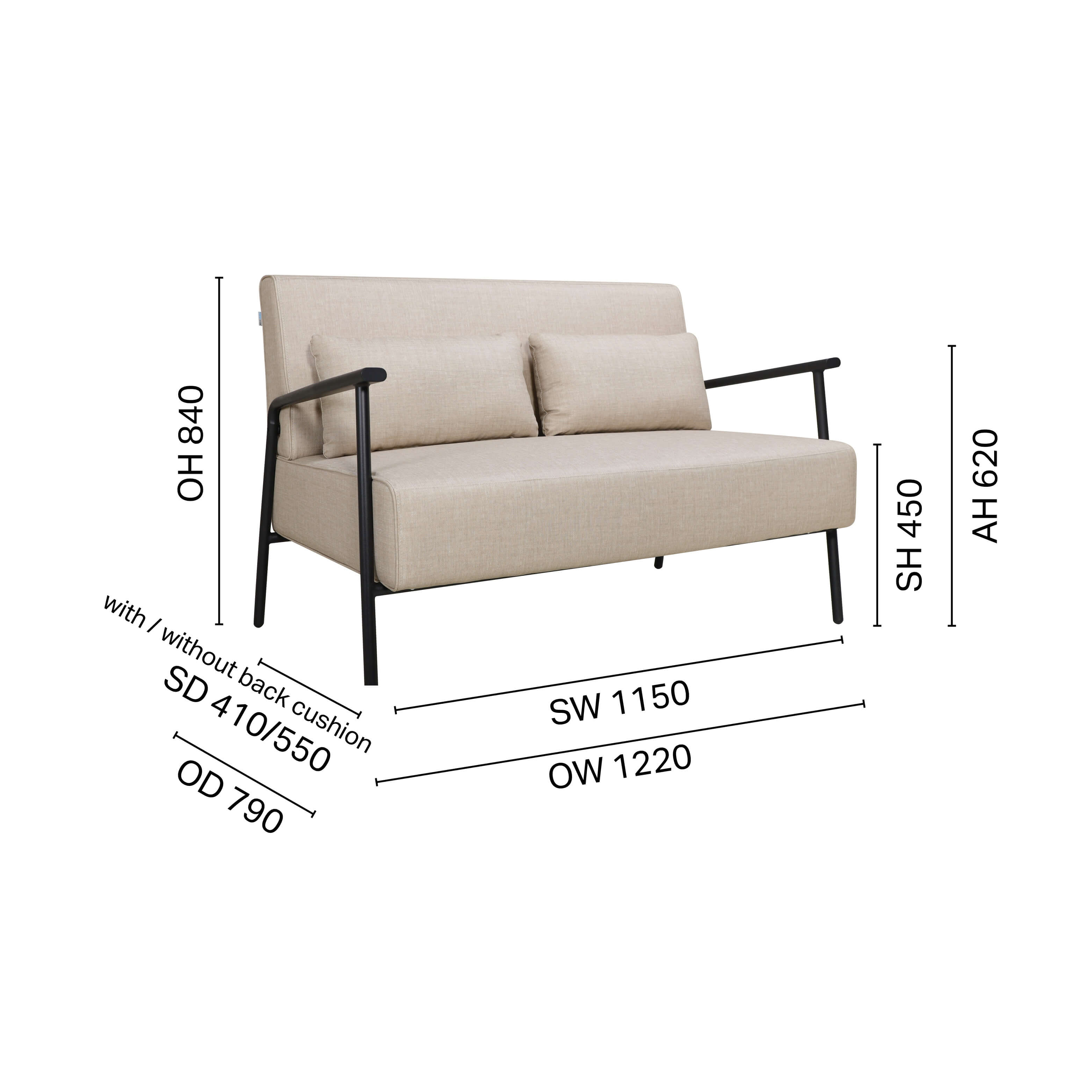 Atkin 2–Seater Sofa